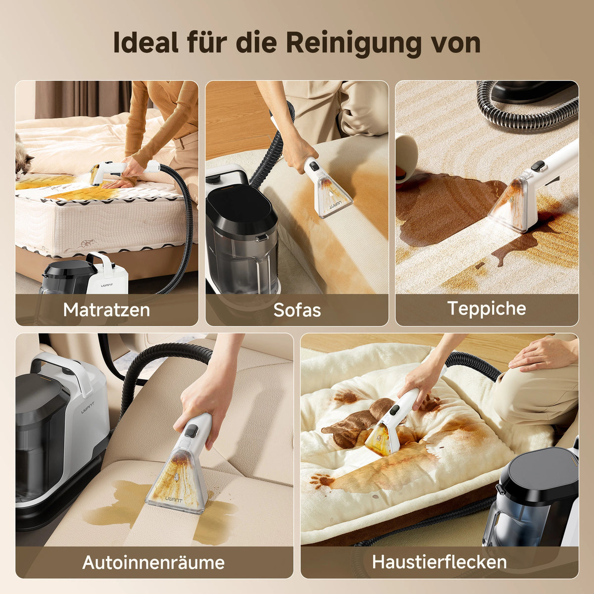 UWANT Portable Carpet & Spot Cleaner Y100