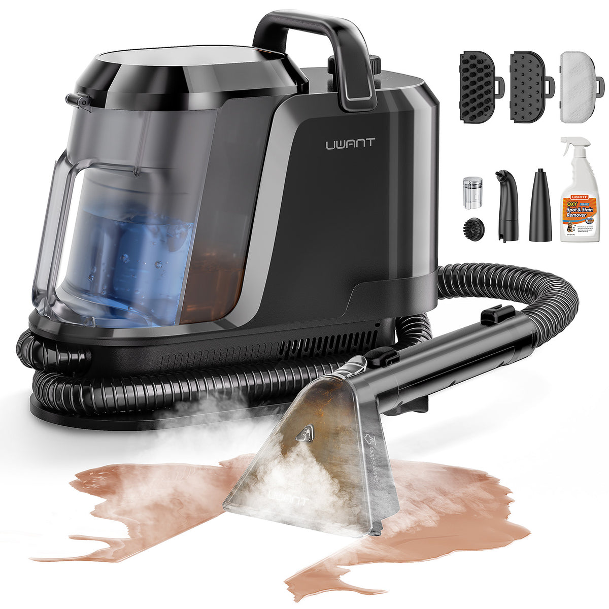 UWANT Y100 Steam – Tragbarer Teppich- und Polster-Dampfreiniger