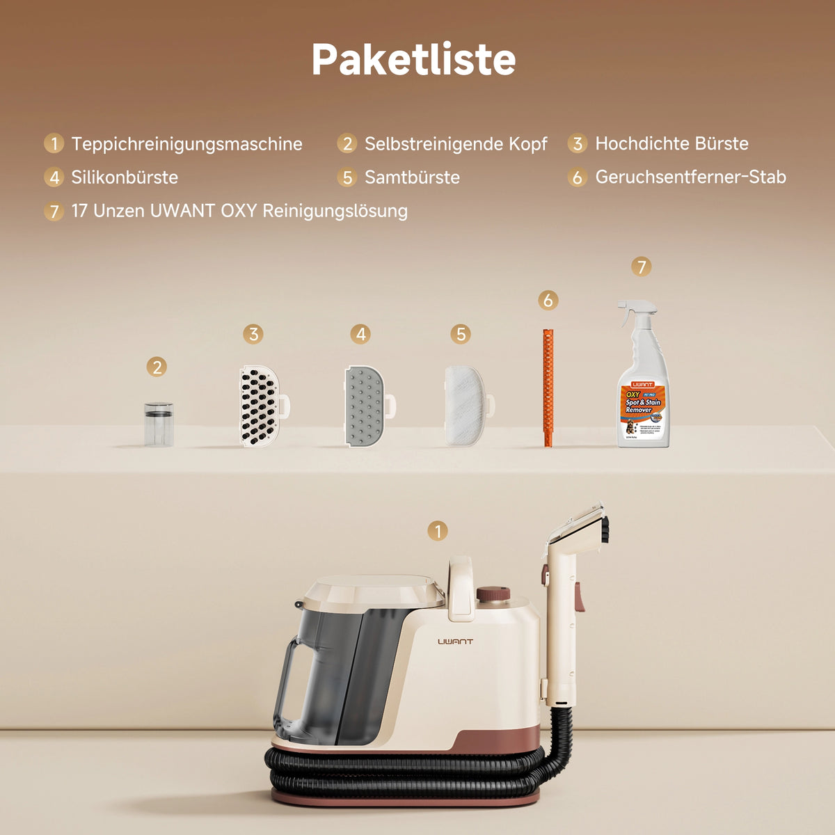 UWANT Portable Carpet & Spot Cleaner Y100 Pro